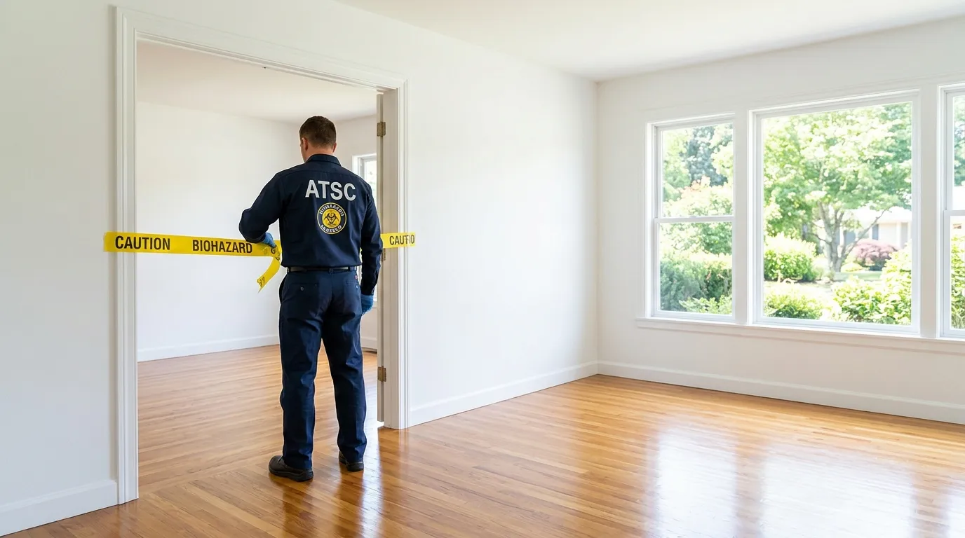 Certified biohazard cleanup crew performing Crime Scene Cleanup in Streetsboro